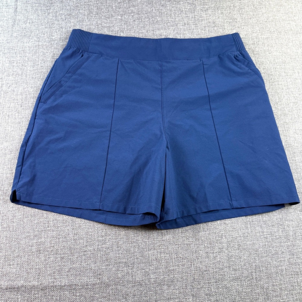 Columbia PFG Fishing Shorts Womens Performance Stretch Active Navy Blue XL